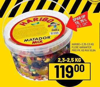 Haribo 2.35-2.5 Kg