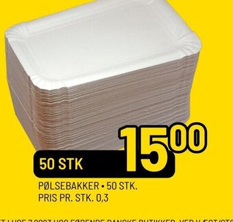 Pølsebakker 50 stk.