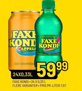 Priss Faxe Kondi 24x 0.33L tilbud