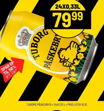 Tuborg Påskebryg 24 x 0.33 L