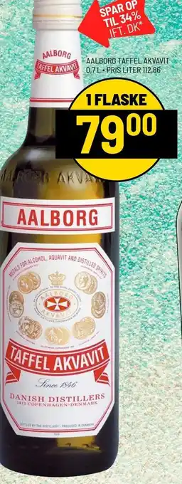 Aalborg Taffel Akvavit 0.75 L