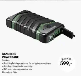 Sandstrøm powerbank