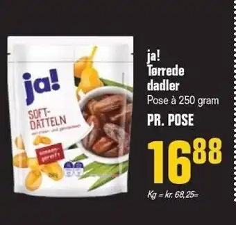 Otto Duborg Tørrede dadler tilbud