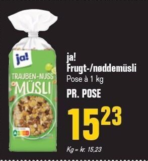 Otto Duborg Frugt-/nøddemüsli tilbud