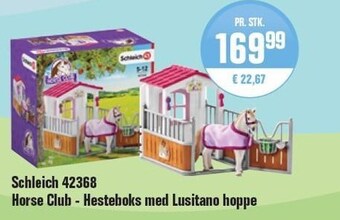 Otto Duborg Schleich horse club - hesteboks med lusitano hoppe tilbud