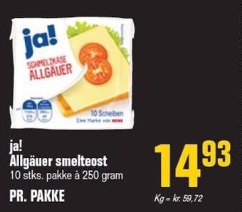 Otto Duborg Ja! allgäuer smelteost tilbud