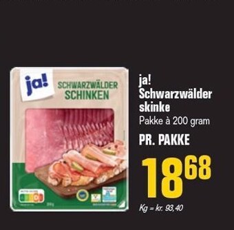 Otto Duborg Ja! schwarzwälder skinke tilbud