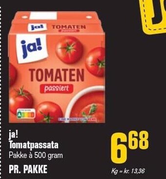 Otto Duborg Ja! tomatpassata tilbud