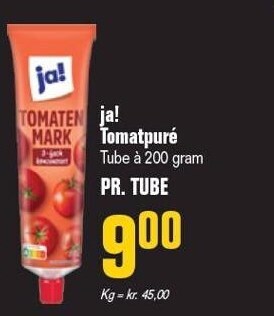 Otto Duborg Ja! tomatpuré tilbud