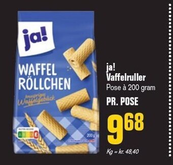 Ja! vaffelruller