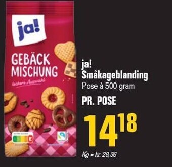 Ja! småkageblanding