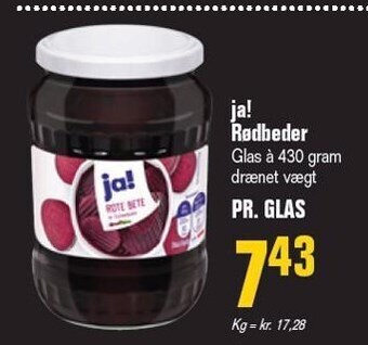 Otto Duborg Ja! rødbeder tilbud