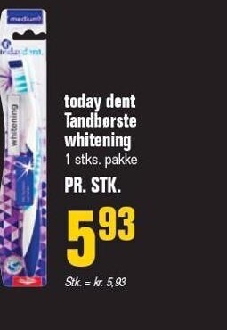 Otto Duborg Today dent tandbørste whitening tilbud