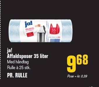 Otto Duborg Ja! affaldsposer 35 liter tilbud