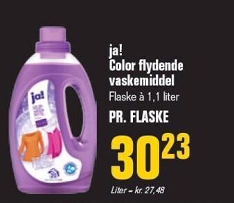 Otto Duborg Ja! color flydende vaskemiddel tilbud