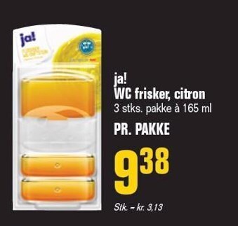 Otto Duborg Ja! wc frisker, citron tilbud