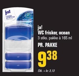 Otto Duborg Ja! wc frisker, ocean tilbud