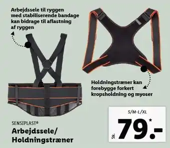 Lidl Sensiplast arbejdssele/holdningstræner tilbud