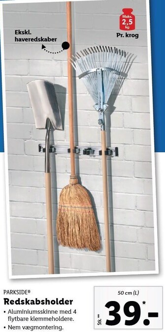 Lidl Parkside redskabsholder tilbud