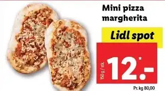 Lidl Mini pizza margherita tilbud