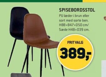 XL-BYG Spisebordsstol tilbud
