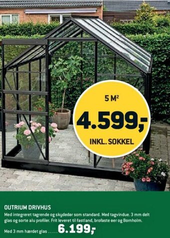 XL-BYG Outrium Drivhus tilbud