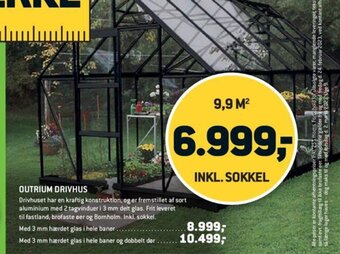 XL-BYG Outrium Drivhus tilbud