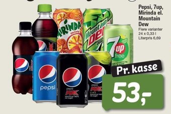 Fakta Tyskland Pepsi, 7up, Mirinda el. Mountain Dew tilbud