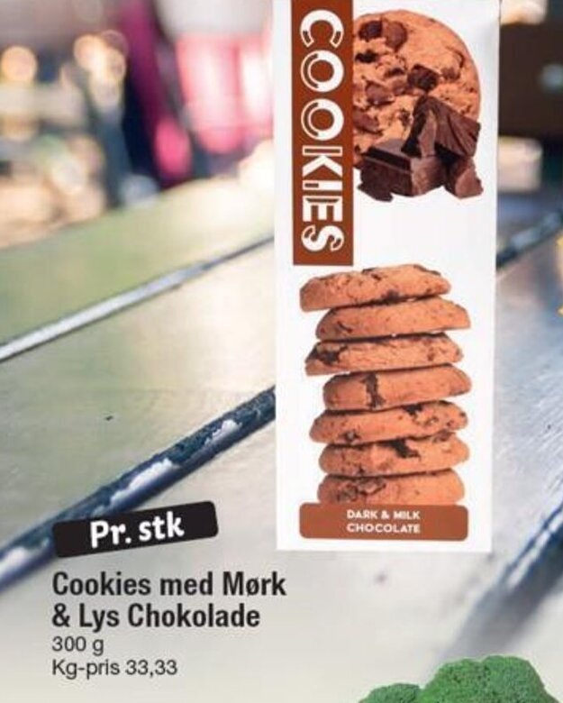 Fakta Tyskland Cookies med Mørk & Lys Chokolade tilbud