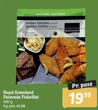 Fakta Tyskland Royal Greenland Panerede Fiskefilet tilbud