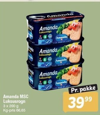 Amanda MSC Luksusrogn