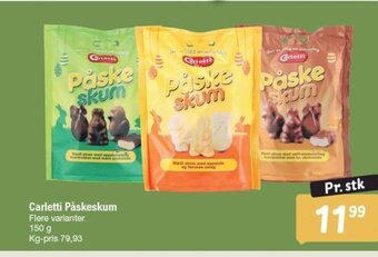 Fakta Tyskland Carletti Påskeskum tilbud