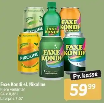 Fakta Tyskland Faxe Kondi el. Nikoline tilbud