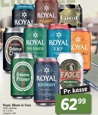 Royal. Albani el. Faxe