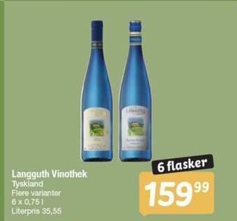 Fakta Tyskland Langguth Vinothek tilbud