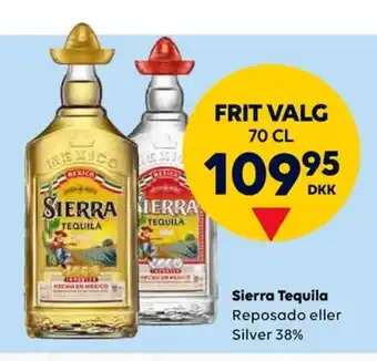 Sierra Tequila Reposado Eller Silver 38%