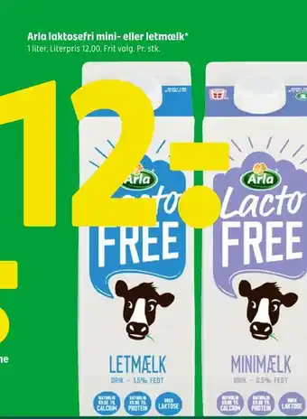 Coop 365 Arla laktosefri mini- eller letmælk tilbud