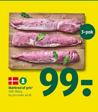 Coop 365 Mørbrad af gris tilbud