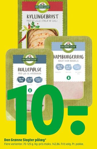 Coop 365 Den grønne slagter pålæg tilbud