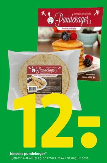 Coop 365 Jensens pandekager tilbud
