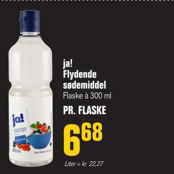 Otto Duborg Ja! flydende sødemiddel tilbud
