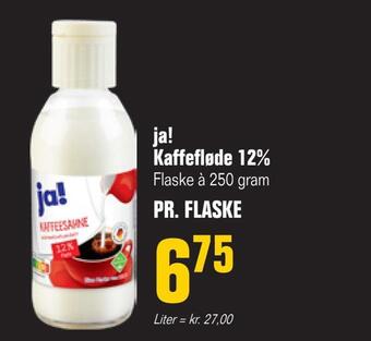 Otto Duborg Ja! kaffefløde 12% tilbud