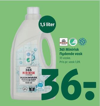 Coop 365 365 minirisk flydende vask tilbud