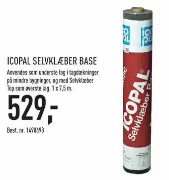 Johannes Fog Icopal selvklæber base tilbud