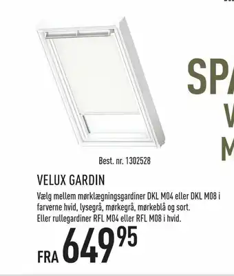 Velux gardin