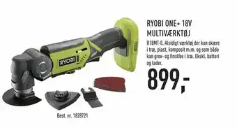 Johannes Fog Ryobi one+ 18v multiværktøj tilbud