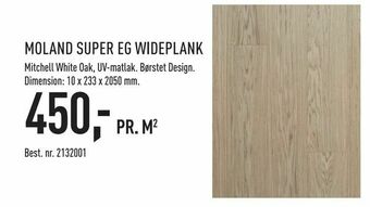 Moland super eg wideplank
