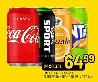 Priss Coca cola tilbud