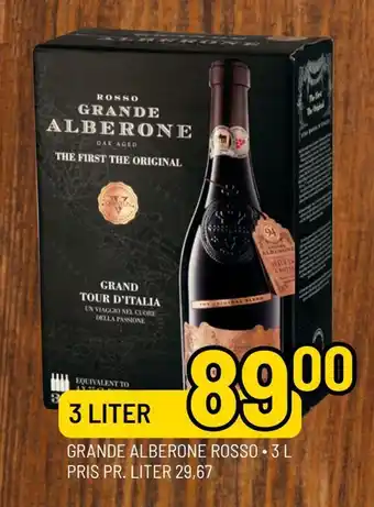 Grande alberone rosso