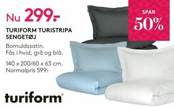 SengeSpecialisten Turiform turistripa sengetøj tilbud